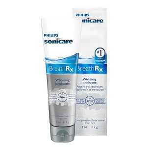 Philips Sonicare BreathRx Whitening Toothpaste Clean Mint 4.0oz
