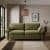 Salisbury Luxury Velvet 3 Seater Sofa Green
