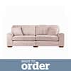 Morello 4 Seater Sofa Vintage Chenille Pink