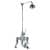 Lefroy Brooks Godolphin exposed thermostatic bath shower mixer with 5