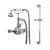 Lefroy Brooks Godolphin exposed thermostatic shower mixing valve with cradle, sliding rail and Classic handset  GD8705