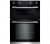 RANGEMASTER RMB9048BL/SS Electric Double Oven – Black & Stainless Steel, Stainless Steel