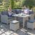 2019 Kettler Palma Casual 6 Seater Mini Corner Garden Dining Set