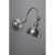 Dome pewter wall light