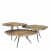 Eichholtz Quercus Coffee Table Set of 3 in Brass Finish