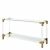 Eichholtz Royalton Console Table in Brushed Brass Finish