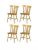 Julian Bowen Yorkshire Set Of 4 Fiddleback Chairs