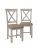 K-Interiors Fontana Ready Assembled Solid Wood Pair Of Dining Chairs