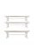 K-Interiors Harrow Part Assembled Solid Wood 250-300 Cm Extending Dining Table + 2 Benches – White/Oak