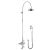 La Chapelle exposed thermostatic valve, overhead and handshower FR8615