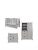Obaby Stamford Luxe 3-Piece Nursery Furniture Room Set – Warm Grey