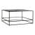 The Metal Frame Coffee Table Antique Silver